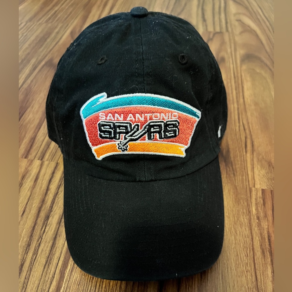 San Antonio Spurs Hardwood Classics Black Cap